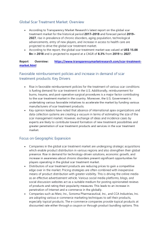 Global Scar Treatment Market