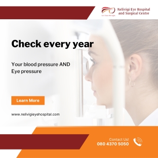 Check your Eye pressure - Best Eye Hospital in Bellandur - Nelivigi Eye