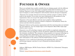 Founder & Owner