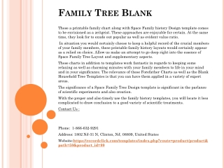 Family Tree Blank