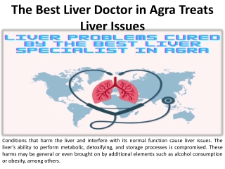 Treatment for Liver Issues by Agra's Top Liver Doctor