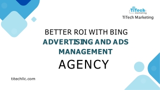 Better ROI with Bing Advertising and Ads Management Agency