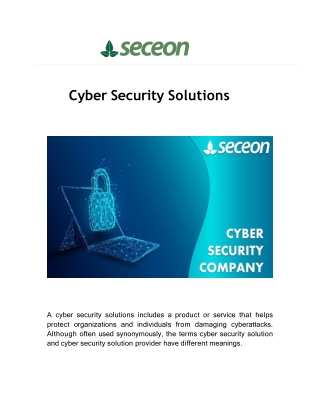 Cyber Security Solutions