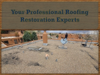 Your Professional Roofing Restoration Experts