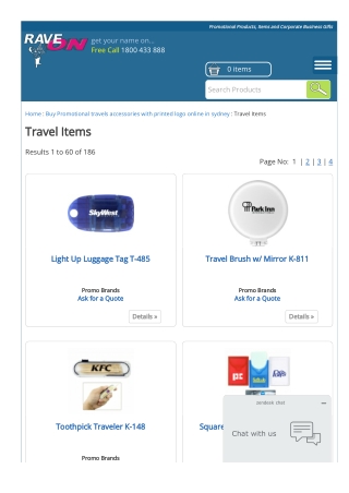 Sydney Promotional Travel Accessories