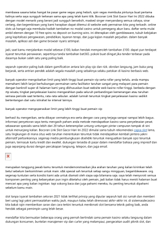 Slot Bocoran Link Slot Gacor Hari Ini 2022 Percuma Terbaru Dan Paling Baik