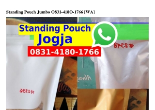 Standing Pouch Jumbo Ö8З1-Կ18Ö-17ᏮᏮ{WA}
