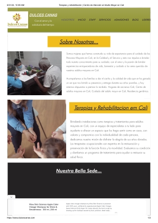 Mejores Terapias y Rehabilitación para el Adulto Mayor en Cali -  Dulces Canas