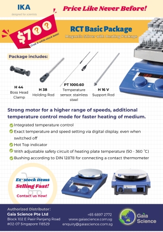 Magnetic Stirrer with Heating Package