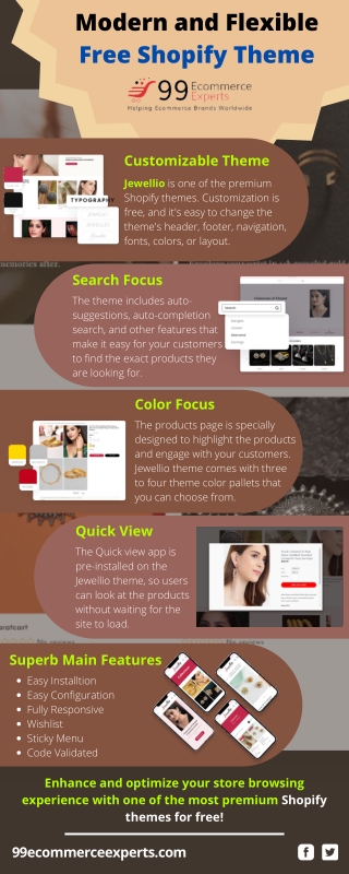 Express Your Brand With Modern and Flexible Free Shopify Theme