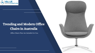 Trending and Modern Office Furniture in Australia - Value Office Furniture