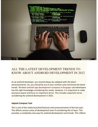 android app development company in durgapur