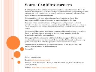 South Car Motorsports