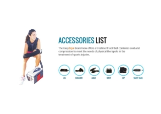 EasyCryo Therapy Accessories list - AmericaCryo