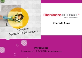 Mahindra Kharadi Pune Brochure