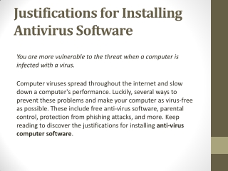 For Small Businesses, The Best Antivirus and Computer Software
