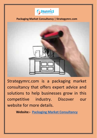 Packaging Market Consultancy | Strategymrc.com