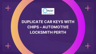 Duplicate Car Keys with Chips - How to Get One