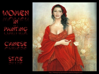 Women in painting - Chinese style