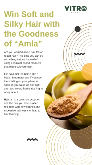 Win Soft and Silky Hair with the Goodness of “Amla”