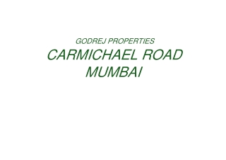 Godrej Carmichael Road E -Brochure _ Floor Plan _ Price _ Location