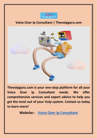 Voice Over Ip Consultant | Thevoipguru.com