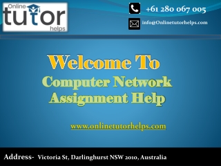 Computer Network Assignment Help PPT