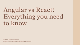 Advantages of React over Angular