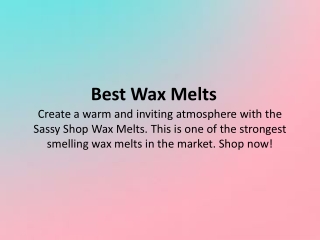 Best Wax Melts