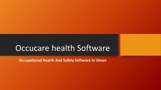 Occupational Health And Safety Software In Oman