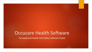 Occupational Health And Safety Software Dubai