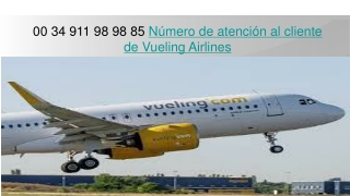 Atención al cliente de Vueling Airlines