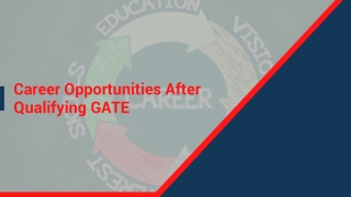 Career Opportunities After Qualifying GATE