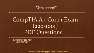 The Exceptional Study Guide to Ace CompTIA 220-1001 Exam