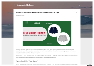 Best Shorts For Men: Essential Tips To Wear Them In Style