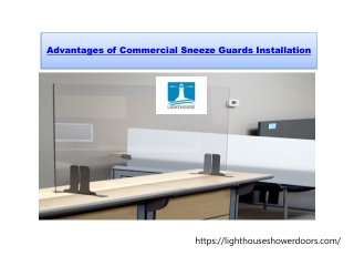 Advantages of Commercial Sneeze Guards Installation