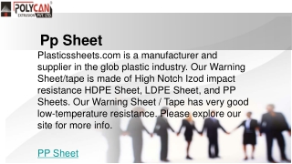 Pp Sheet  Plasticssheets.com