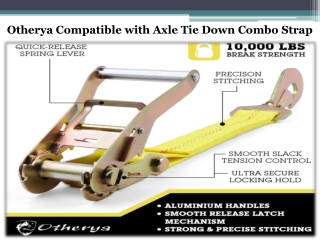 Otherya Compatible with Axle Tie Down Combo Strap