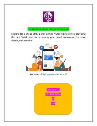 cheap smm paneGroominstacom