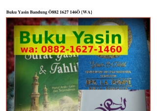 Buku Yasin Bandung O88ᒿ_IϬᒿ7_I4ϬO{WA}