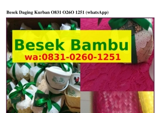 Besek Daging Kurban (1)
