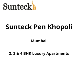 Sunteck Pen Khopoli Mumbai | E-Brochure