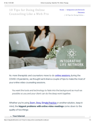 Online Counseling