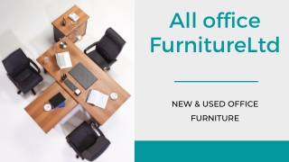 Second Hand Office Furniture