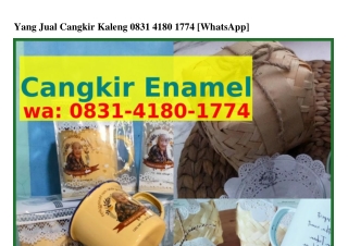 Yang Jual Cangkir Kaleng (2)