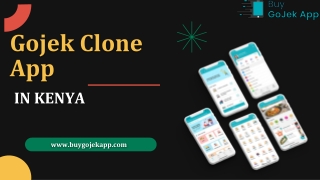 Gojek Clone App In Kenya