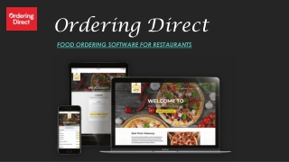 Food Ordering Software For Restaurants | Online Food Ordering System