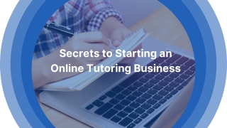 Online Tutoring Business