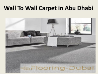 Wall To Wall Carpets in Dubai