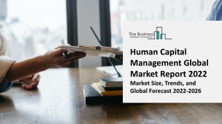 Human Capital Management Market: Industry Insights, Trends And Forecast To 2031